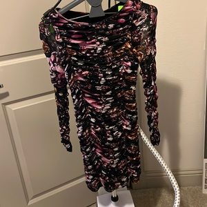 Super cute form fitting mini dress